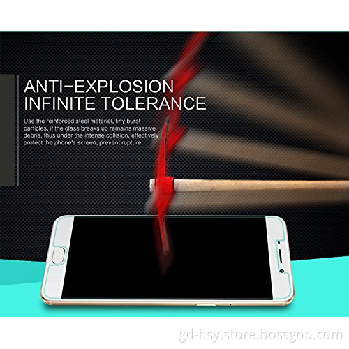 For OPPO R9 Screen Protector,Premium 0.33mm High Definition Tempered Glass Screen Protector for OPPO R9 5.5 inch